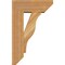 Ekena Millwork Funston Slat Rough Sawn Bracket w/ Offset Brace, Western Red Cedar, 6"W x 14"D x 22"H BKT0604X14X22FST06RWR - alternate 4